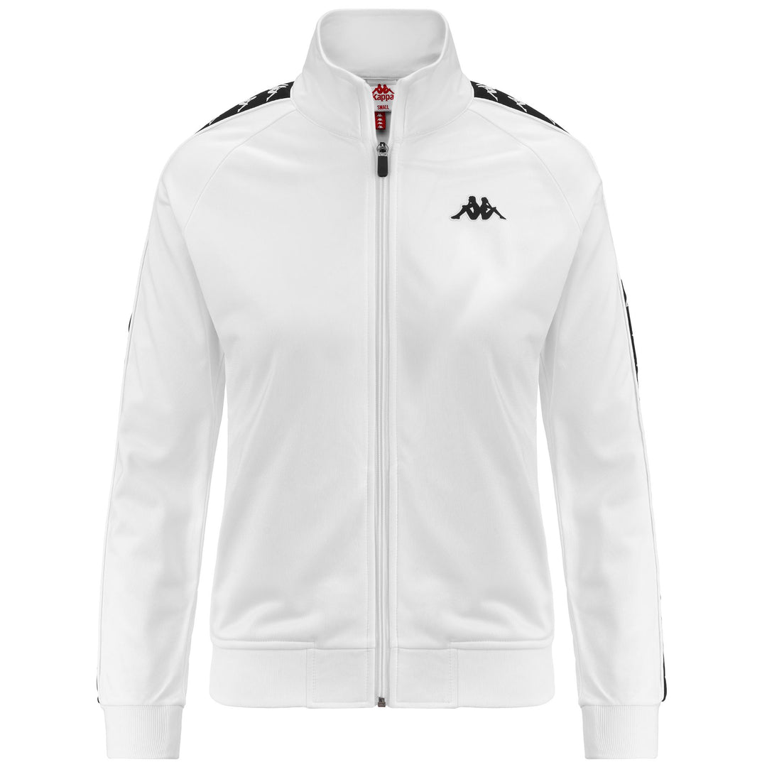 Giacca Sportiva Fleece Slim Fit Donna Nera e Bianca 01