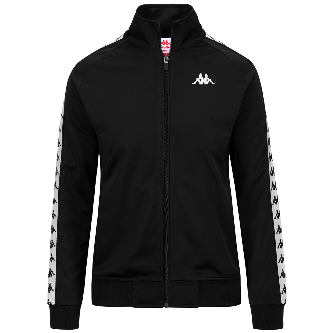 Black Women's Slim Fit Sportswear Fleece with Full Zip and Pockets 01