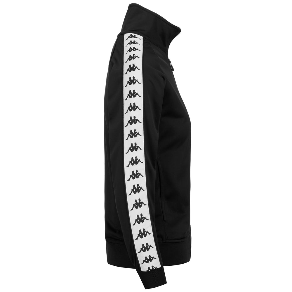 Black Women's Slim Fit Sportswear Fleece with Full Zip and Pockets 02