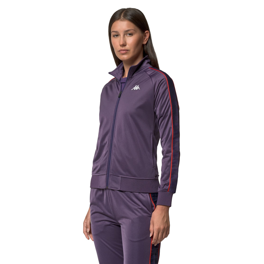 Felpa sportiva da donna Violet, vestibilità slim, con cerniera integrale. main