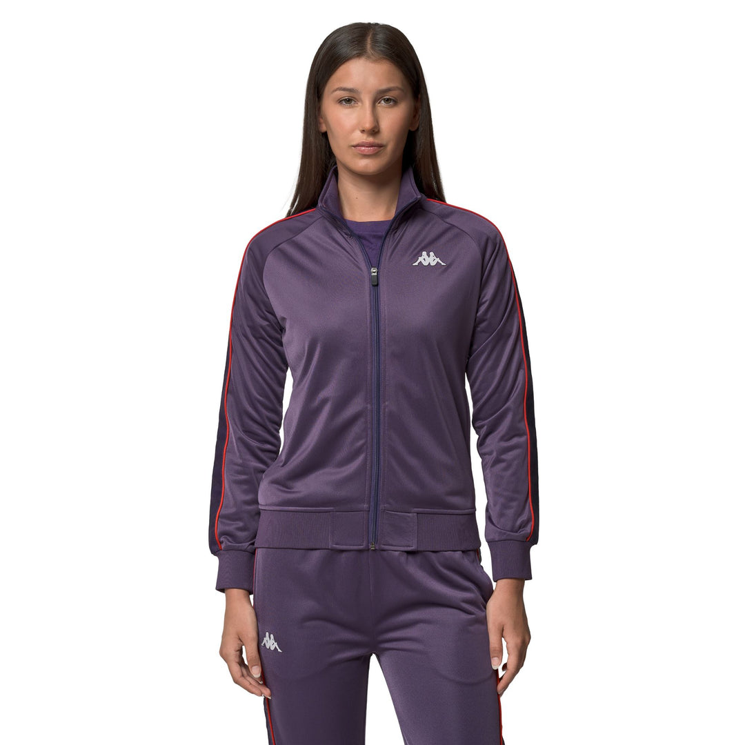Felpa sportiva da donna Violet, vestibilità slim, con cerniera integrale. main