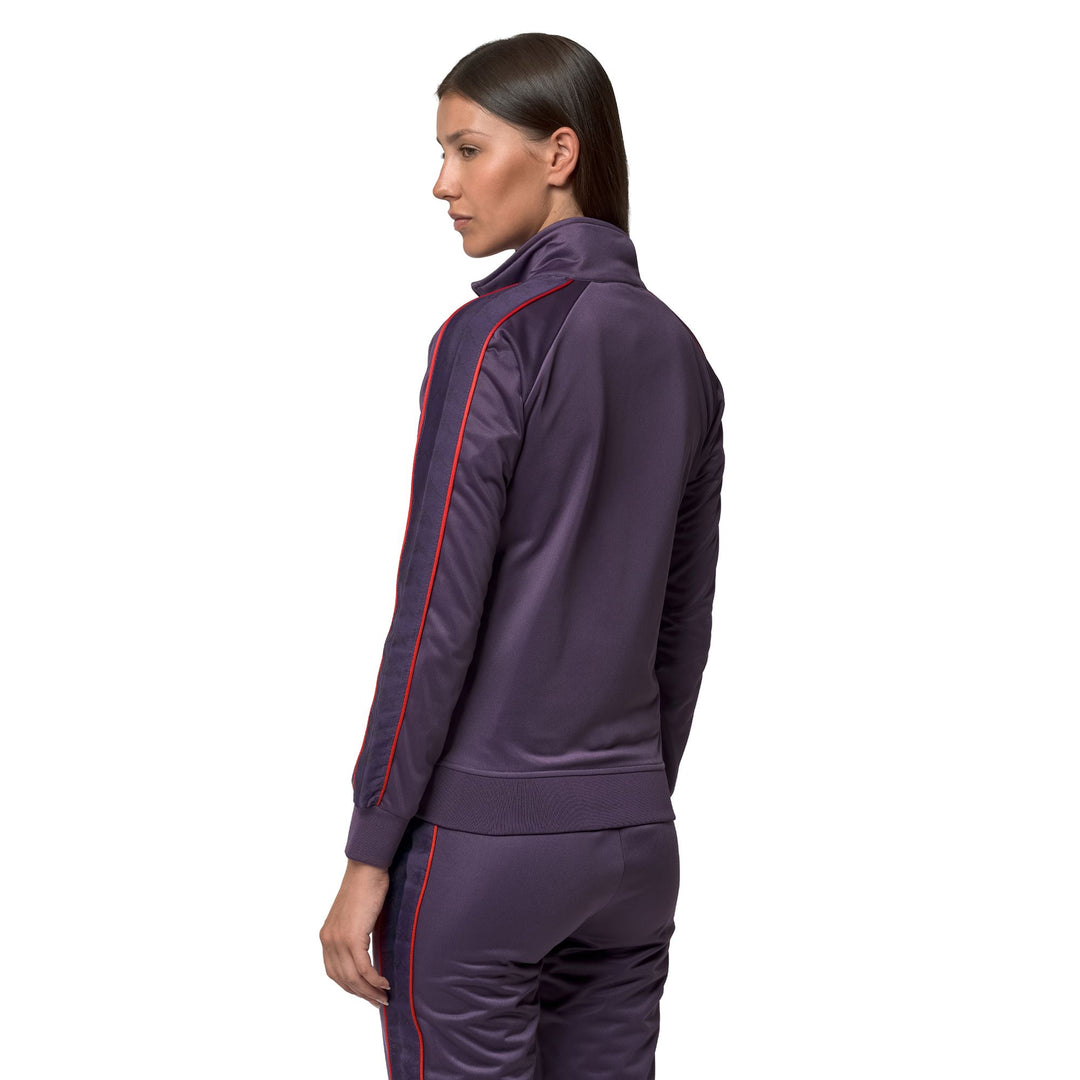 Felpa sportiva da donna Violet, vestibilità slim, con cerniera integrale. main