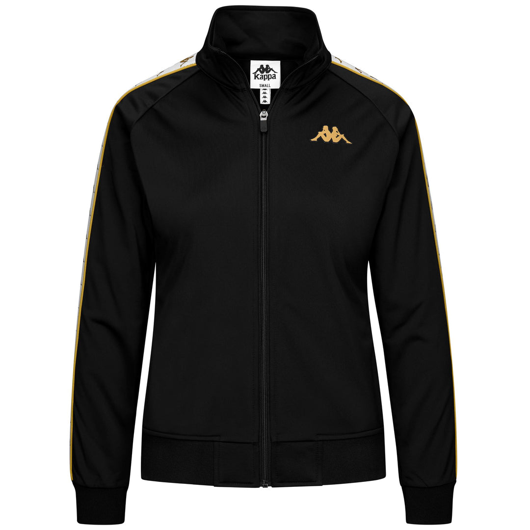 Black and yellow Women's Slim Fit Fleece Jacket 01