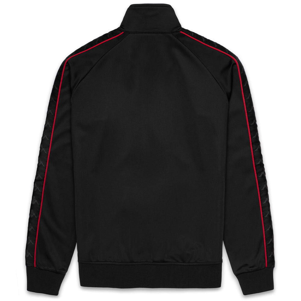 Black and red Women's Slim Fit Fleece Jacket 02