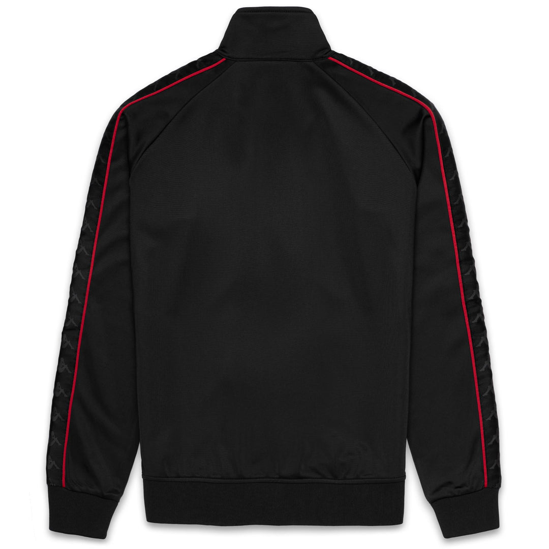 Black and red Women's Slim Fit Fleece Jacket main