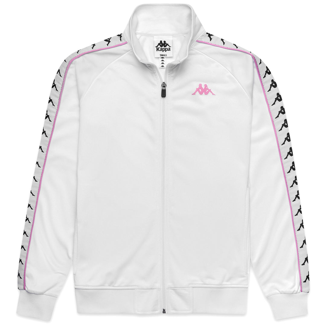 Grey and Pink Women's Slim Fit Sportswear Fleece Jacket 01
