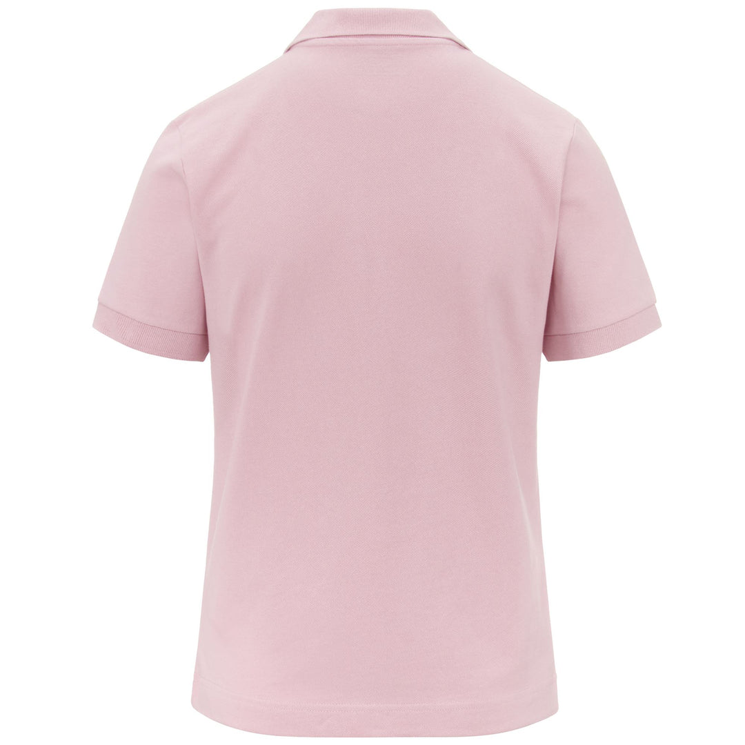 Peach Red Women's Cotton Polo Shirt with Embroidered Logo main