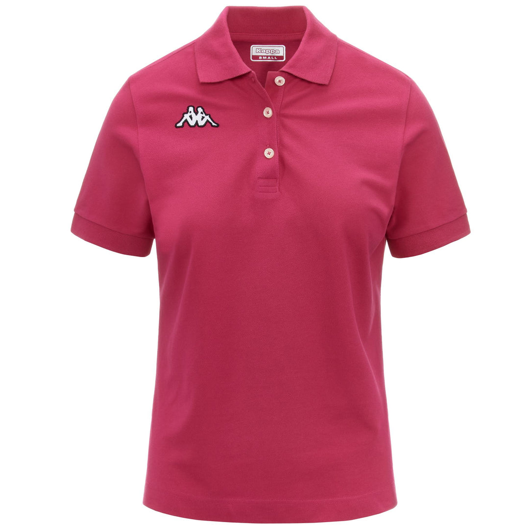 Intense Pink Women's Cotton Sportstyle Polo Shirt 01