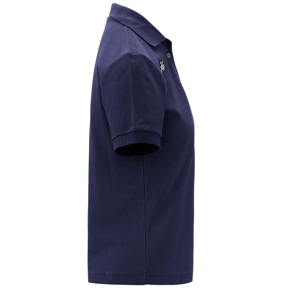 Polo Shirts Woman LOGO   SHARAS WSS Polo BLUE MARITIME Dressed Front (jpg Rgb)	