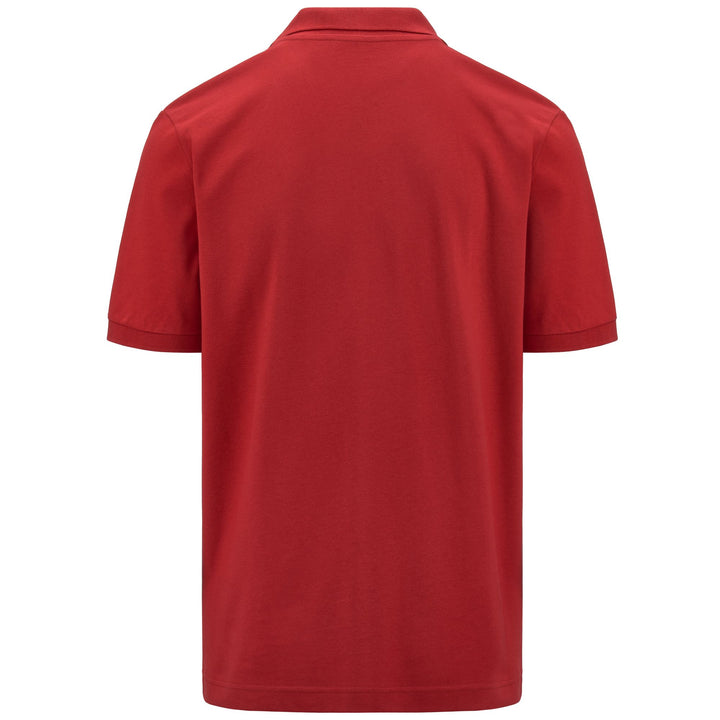 Polo Shirts Man LOGO  SHARAS MSS Polo RED HAUTE Dressed Side (jpg Rgb)		