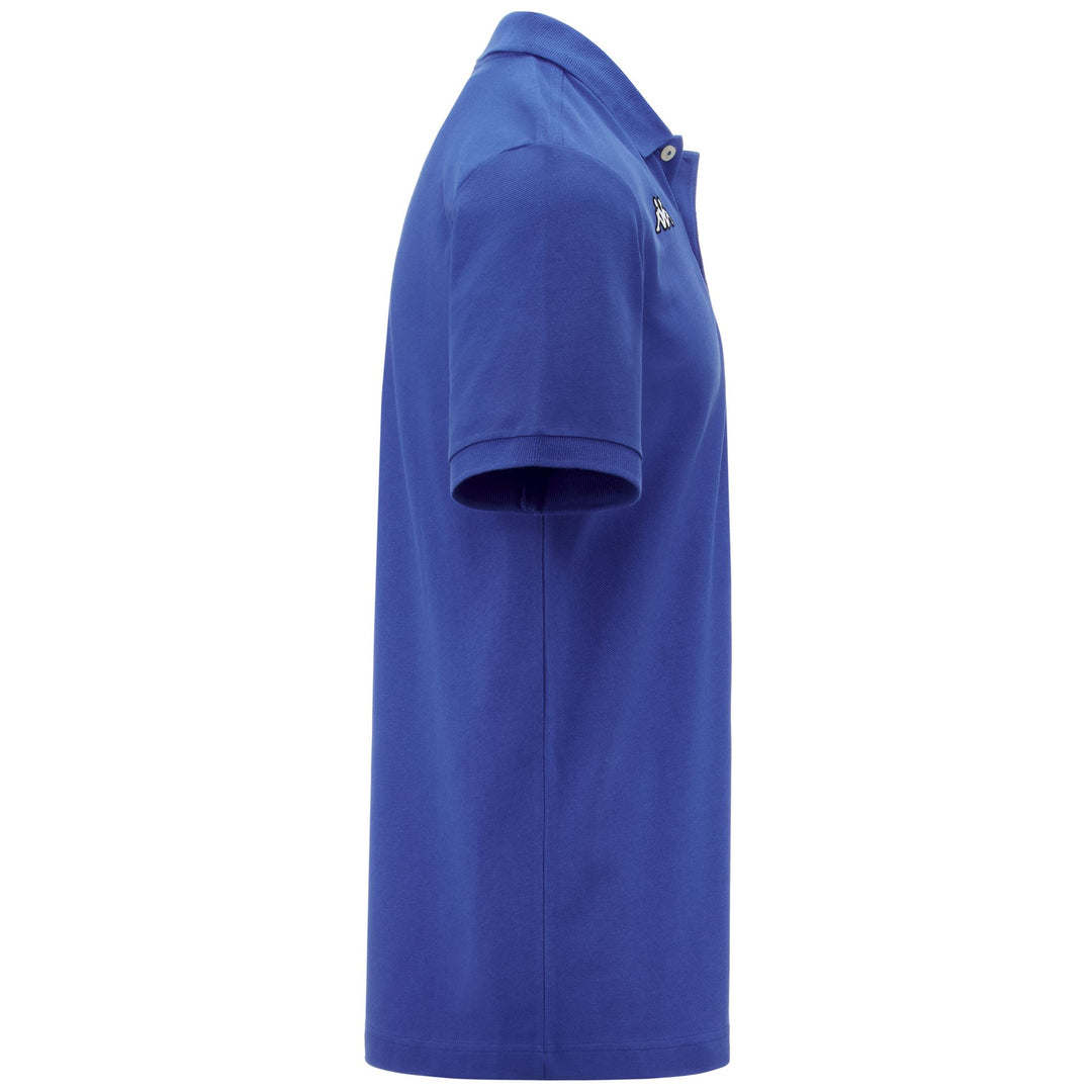Polo Shirts Man LOGO  SHARAS MSS Polo BLUE ROYAL Dressed Front (jpg Rgb)	