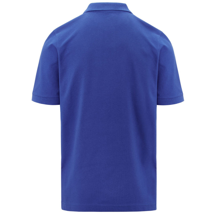 Polo Shirts Man LOGO  SHARAS MSS Polo BLUE ROYAL Dressed Side (jpg Rgb)		