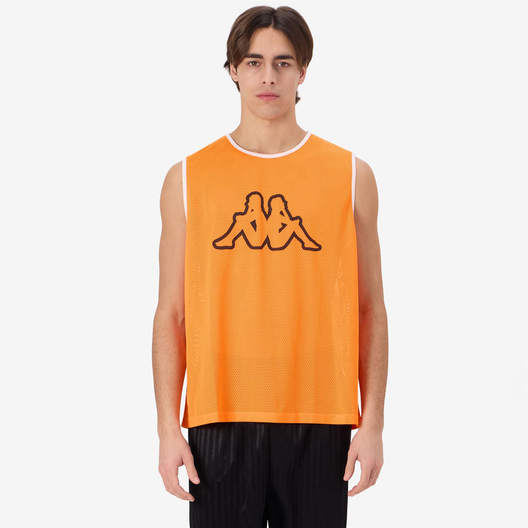 Maglie da Calcio Senza Maniche Uomo Arancioni. main