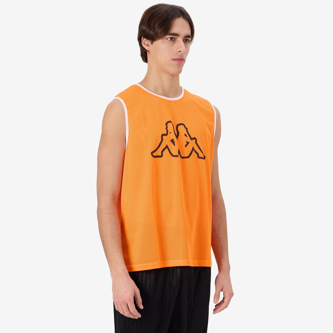 Maglie da Calcio Senza Maniche Uomo Arancioni. main