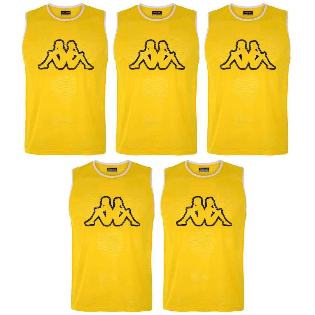 Yellow Men's Football Tank Jerseys. 01