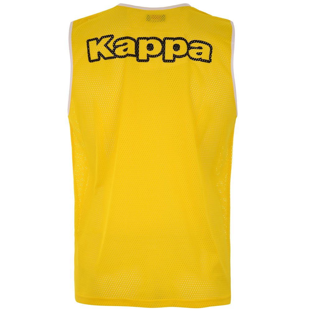 Yellow Men's Football Tank Jerseys. 02