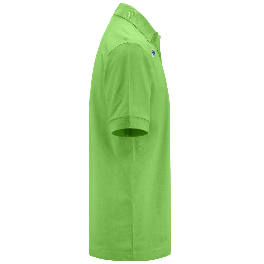 Marine Green Men's Cotton Polo Shirt with Logo 02