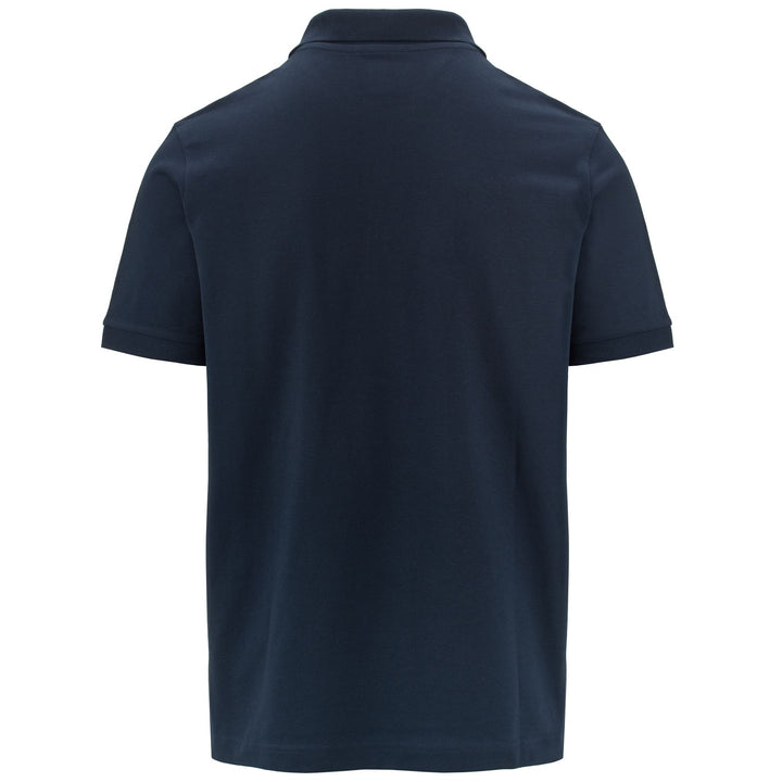 Polo Shirts Man LOGO  HOLIVER MSS Polo BLUE NAVY - PINK LILAC Dressed Side (jpg Rgb)		