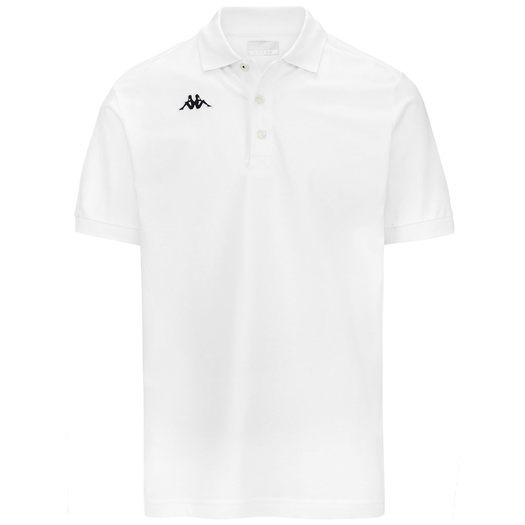 White Men's Regular Fit Sportswear Cotton Polo Shirt 01