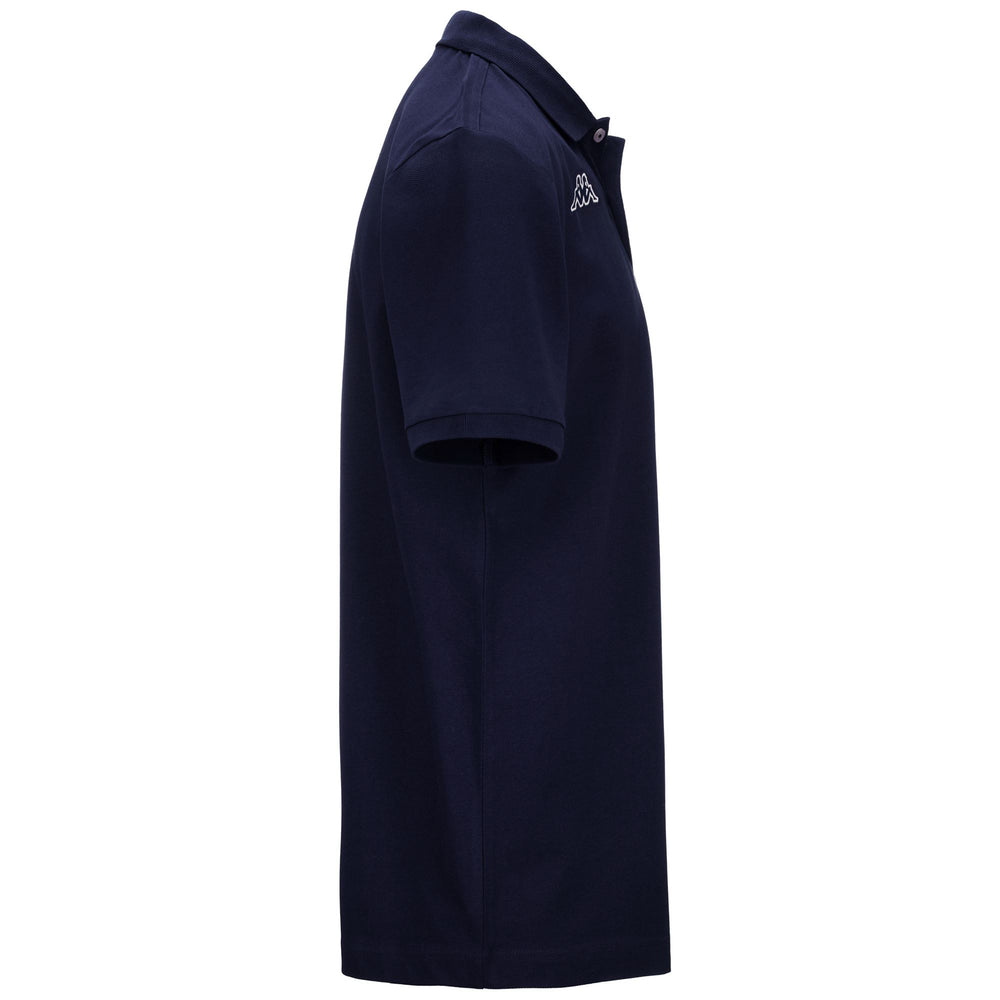 Men's Blue Sportswear Regular Fit Cotton Polo Shirt 02