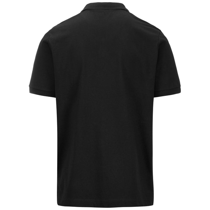 Polo Shirts Man LOGO  HOLIVER MSS Polo BLACK - WHITE Dressed Side (jpg Rgb)		