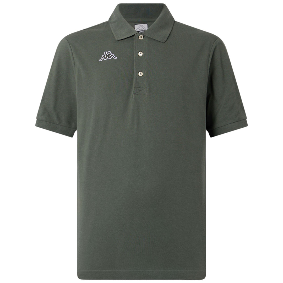 Green Men's Regular Fit Sportswear Polo Shirt in Cotton Piquet main