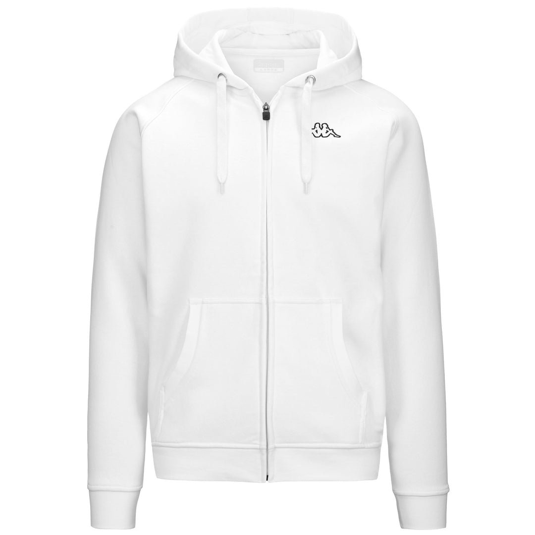 Grey White Men's Sportstyle Slim Fit Fleece Hoodie 01