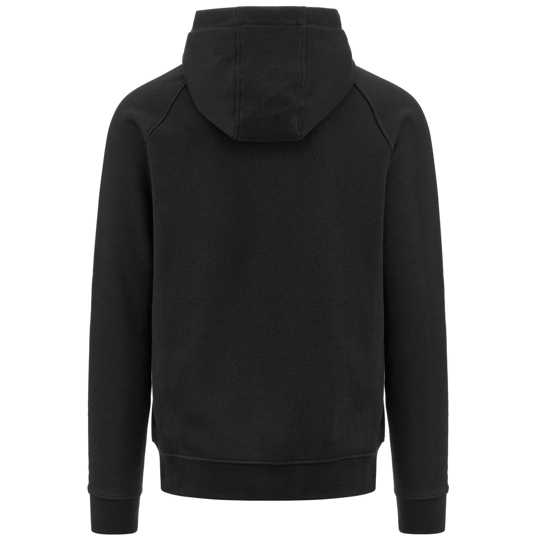 Black Men's Slim Fit Sportswear Full Zip Hoodie main