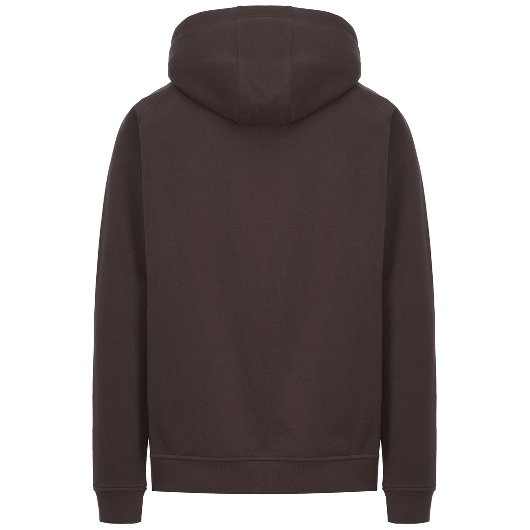 LOGO  JACK SLIM - Pile - Felpa con cappuccio e zip intera - Uomo - Brown Martini main