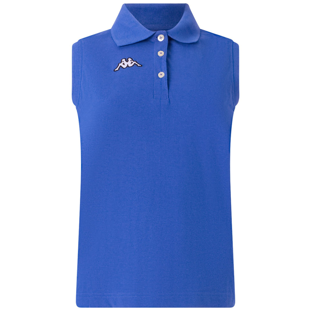 Royal Blue Women's Slim Fit Polo Shirt for Sportstyle 01