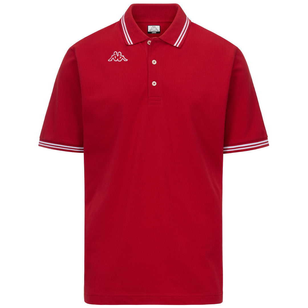 Chili Red Men's Cotton Sportstyle Polo Shirt 01