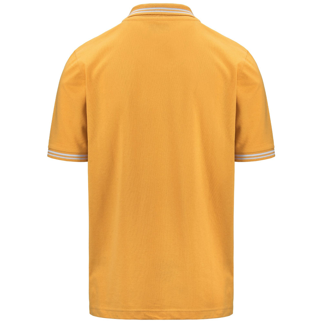 Polo Shirts Man LOGO MALTAX 5 MSS Polo YELLOW OLD Dressed Side (jpg Rgb)		