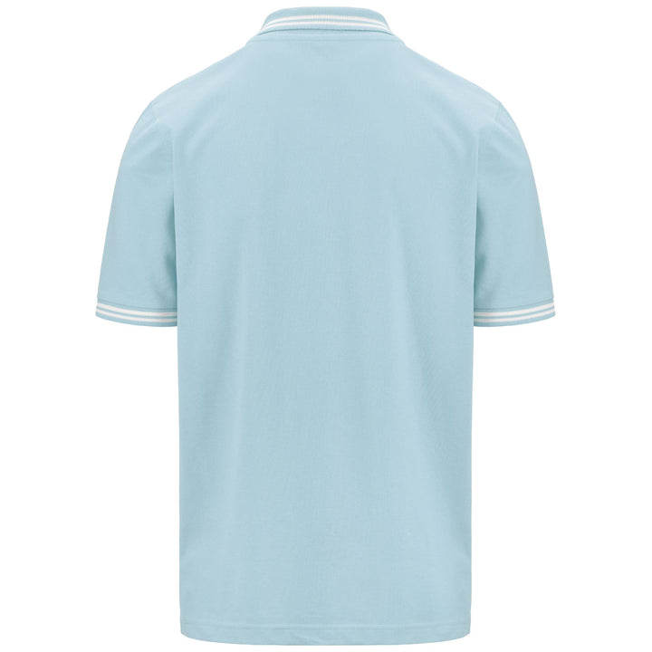 Polo Shirts Man LOGO MALTAX 5 MSS Polo BLUE BABY Dressed Side (jpg Rgb)		