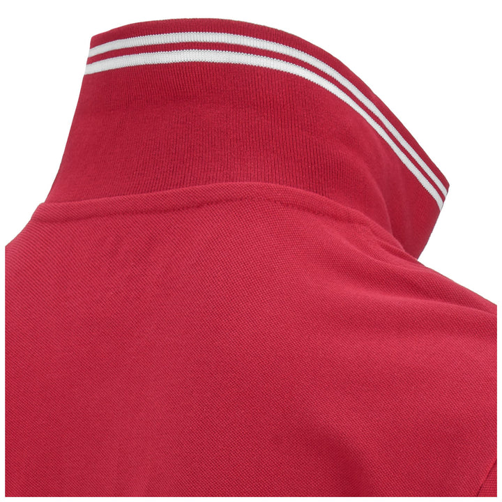 Polo Shirts Man LOGO MALTAX 5 MSS Polo RED HAUTE Dressed Back (jpg Rgb)		