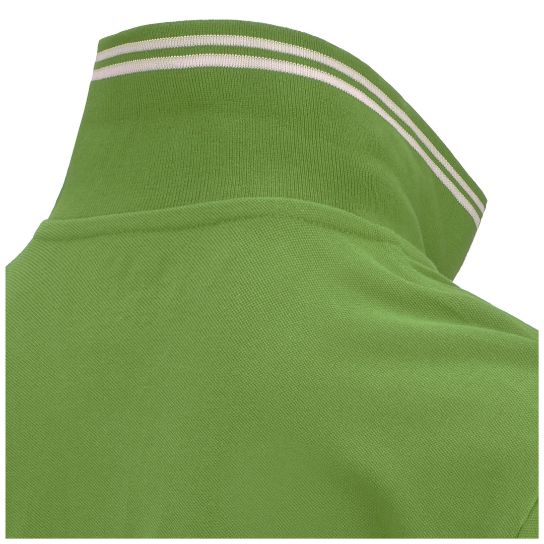 Polo Shirts Man LOGO MALTAX 5 MSS Polo GREEN FLORA Dressed Back (jpg Rgb)		