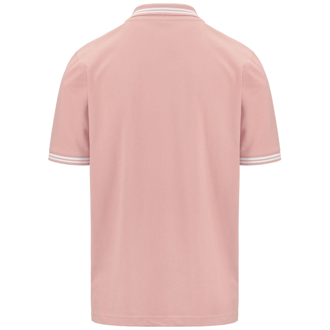 Polo Shirts Man LOGO MALTAX 5 MSS Polo PINK SKIN Dressed Side (jpg Rgb)		