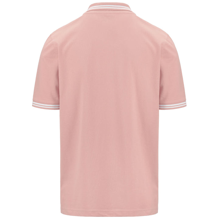 Polo Shirts Man LOGO MALTAX 5 MSS Polo PINK SKIN Dressed Side (jpg Rgb)		