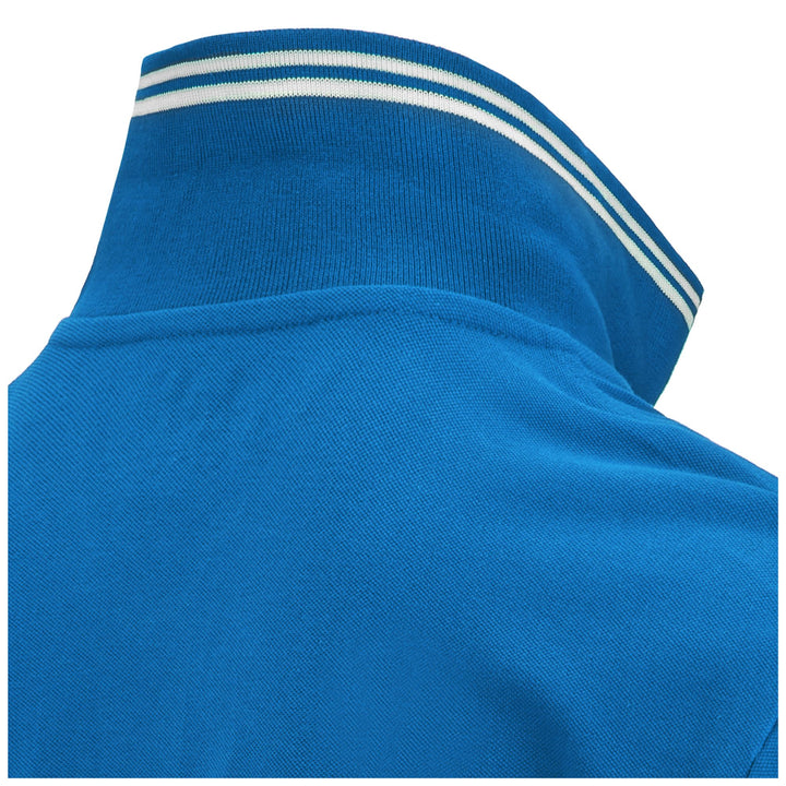 Polo Shirts Man LOGO MALTAX 5 MSS Polo BLUE SAPPHIRE Dressed Back (jpg Rgb)		