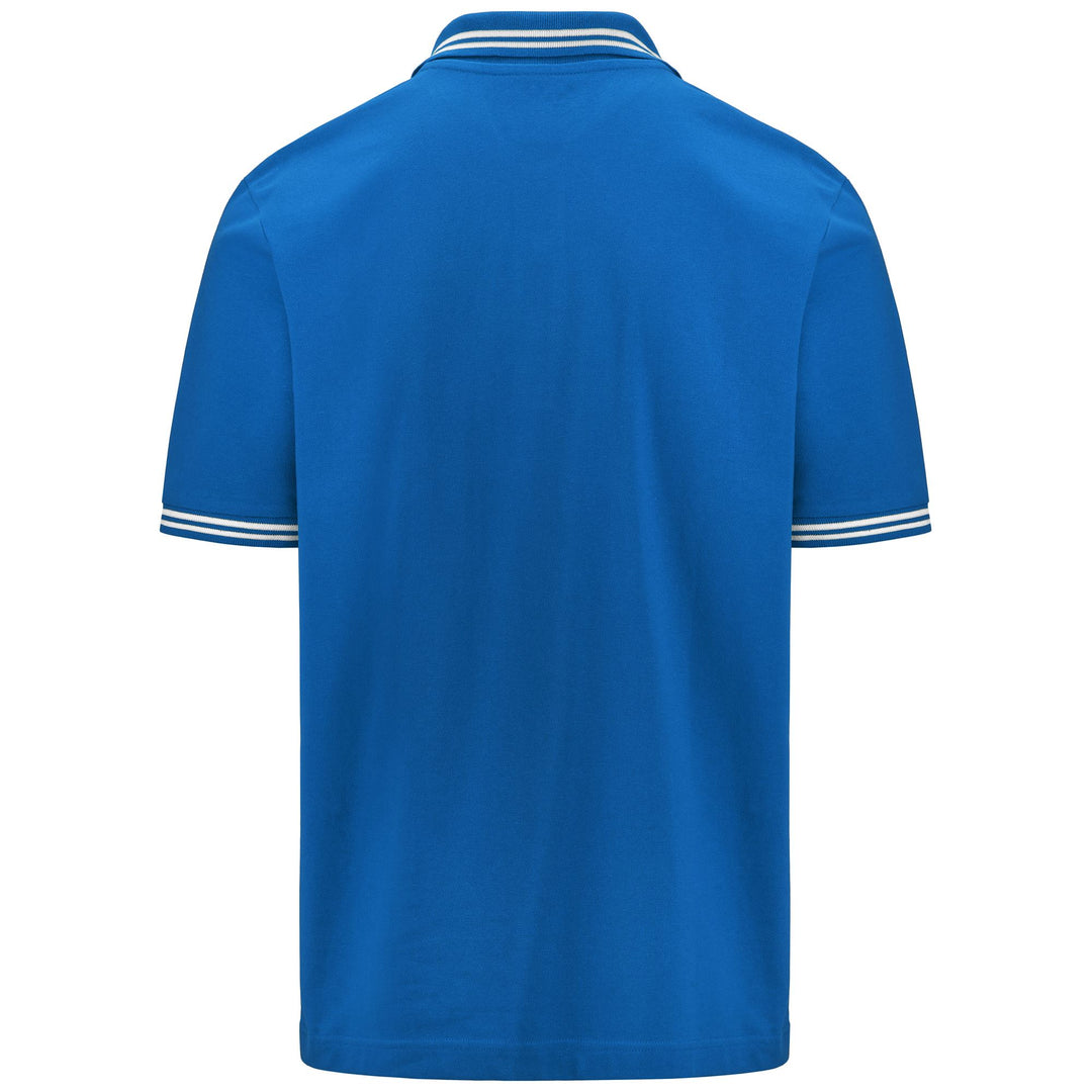 Polo Shirts Man LOGO MALTAX 5 MSS Polo BLUE SAPPHIRE Dressed Side (jpg Rgb)		