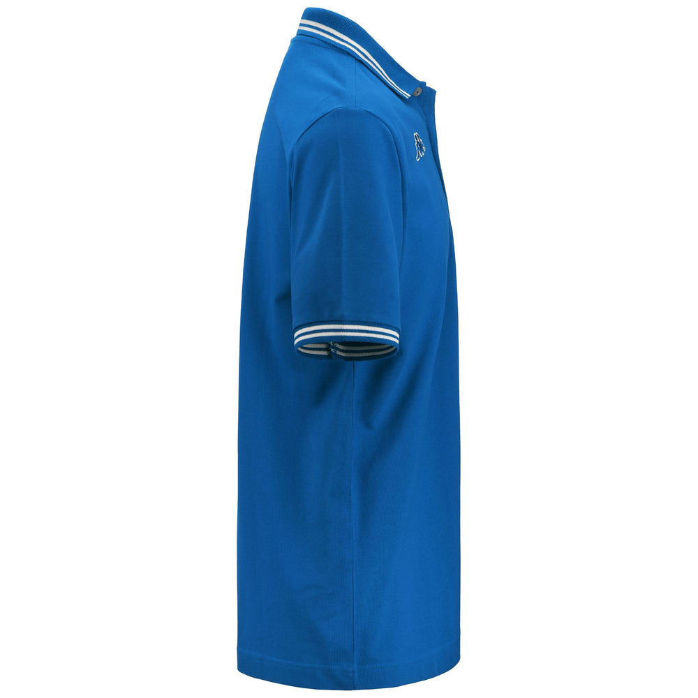Polo Shirts Man LOGO MALTAX 5 MSS Polo BLUE SAPPHIRE Dressed Front (jpg Rgb)	