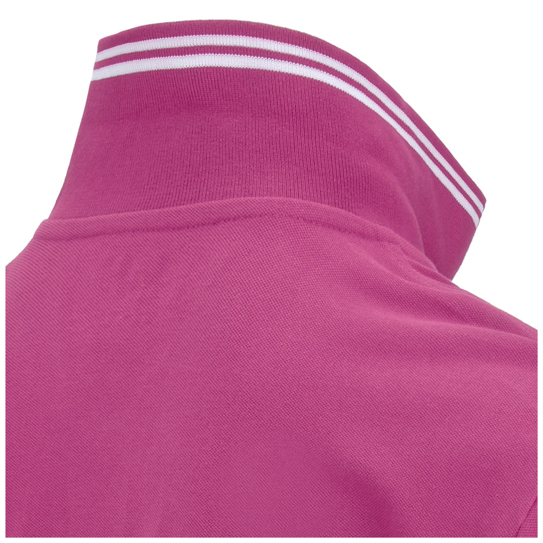 Polo in Cotone Stile Sportivo Uomo Viola main