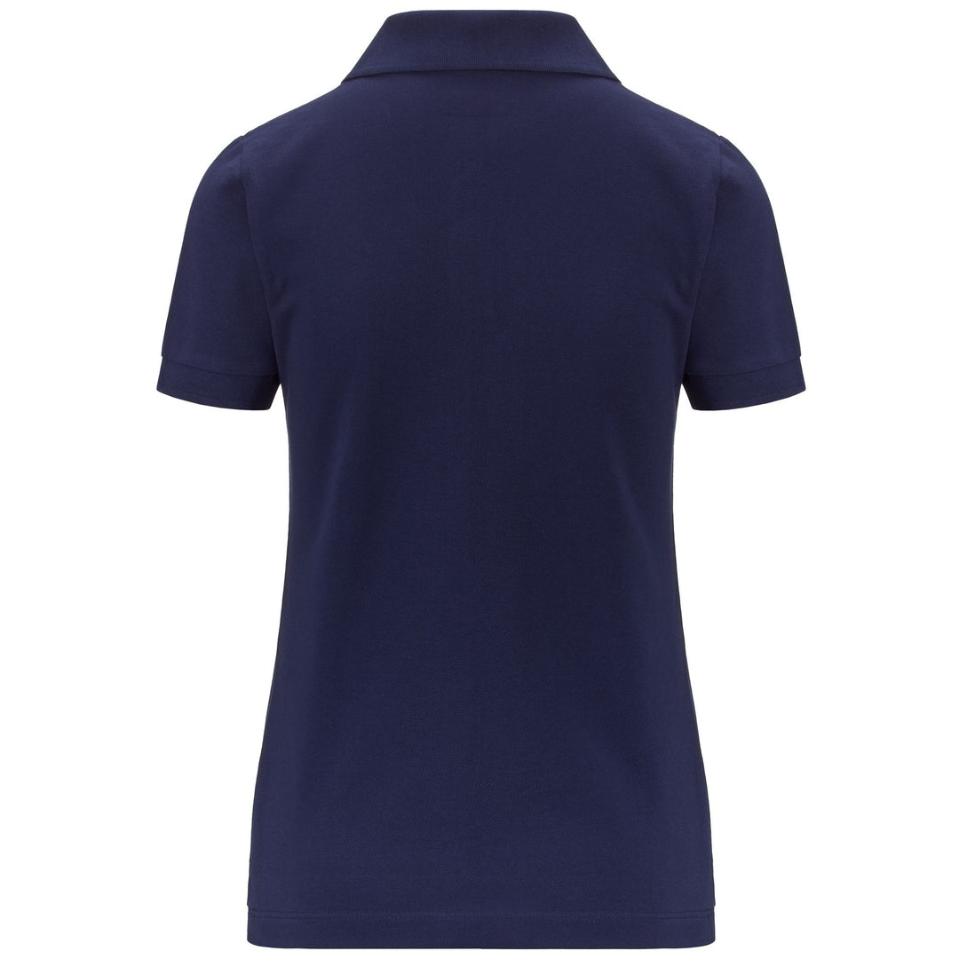 Blue Women's Slim Fit Cotton Polo Shirt for Training main