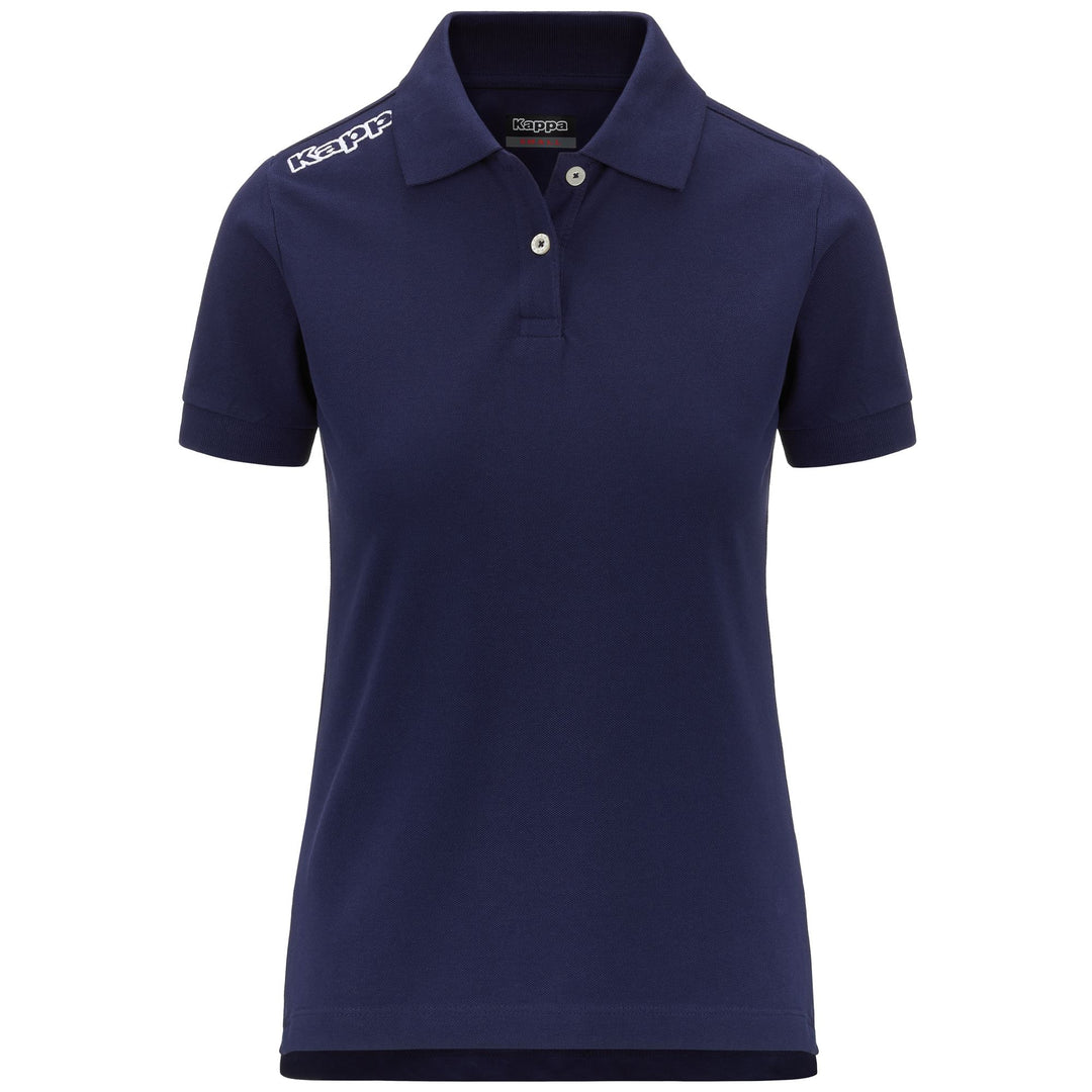 Marine Blue Women's Training Polo Slim Fit. 01