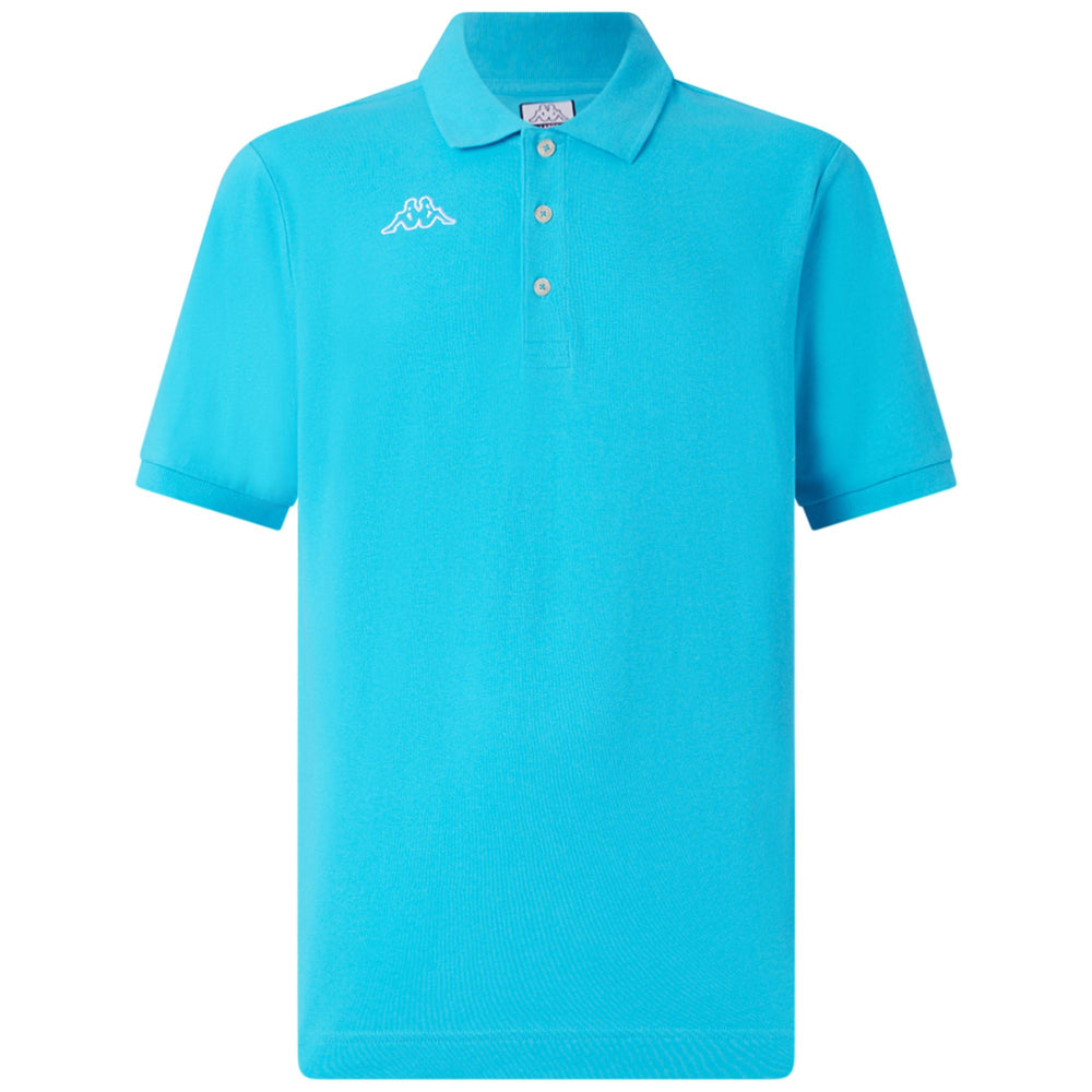 Turquoise Men's Sportstyle Cotton Polo 02