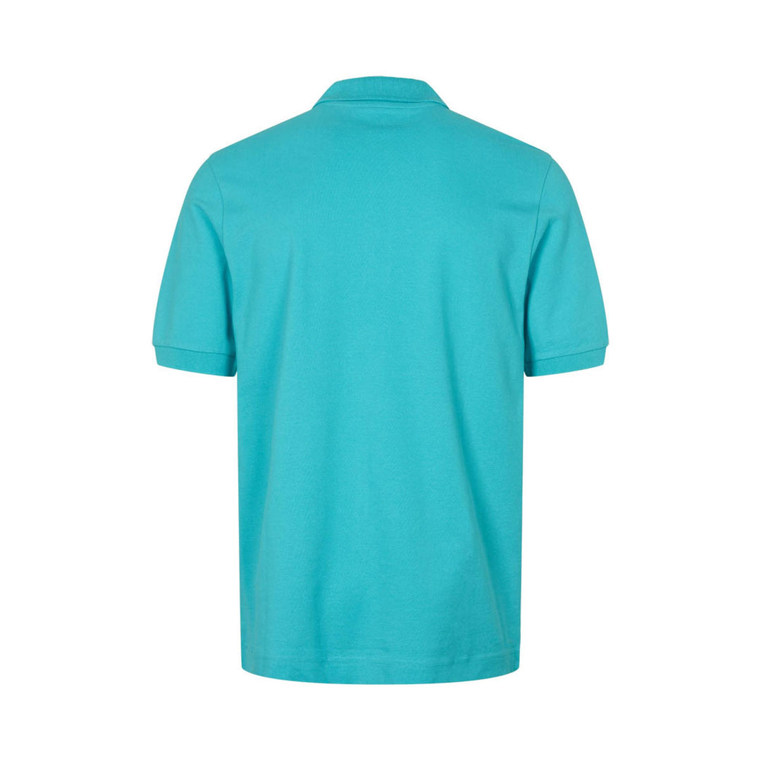 Turquoise Men's Sportstyle Cotton Polo 01