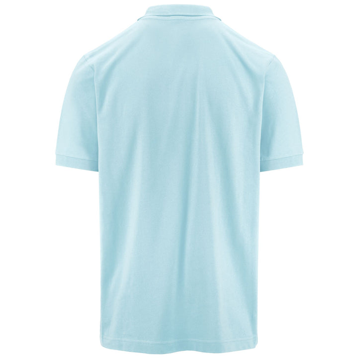 Polo Shirts Man LOGO  LIFE MSS Polo BLUE BABY Dressed Side (jpg Rgb)		