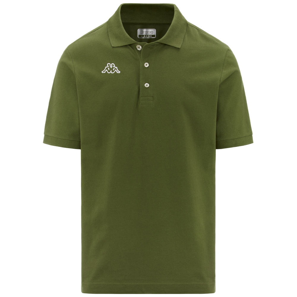 Military Green Men's Sportstyle Cotton Polo. 02