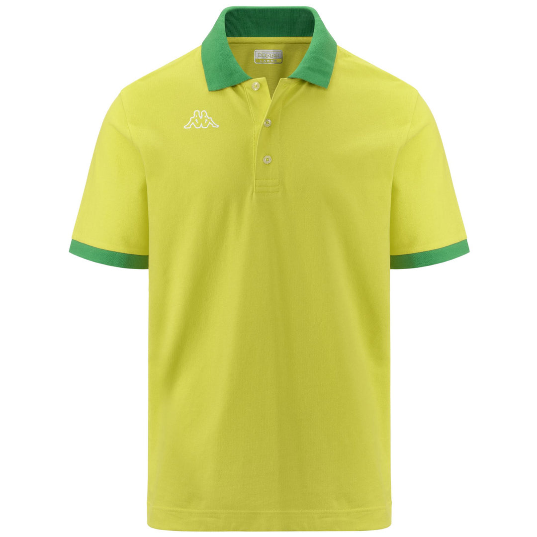 Polo de algodón para hombre en color verde primavera para estilo deportivo main