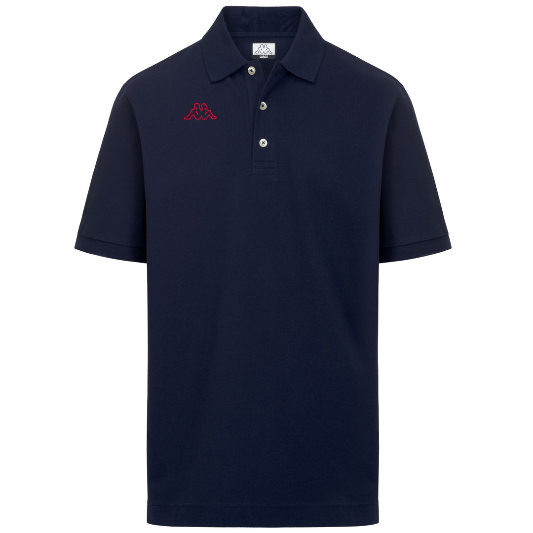Blue Men's Regular Fit Cotton Polo Shirt 01