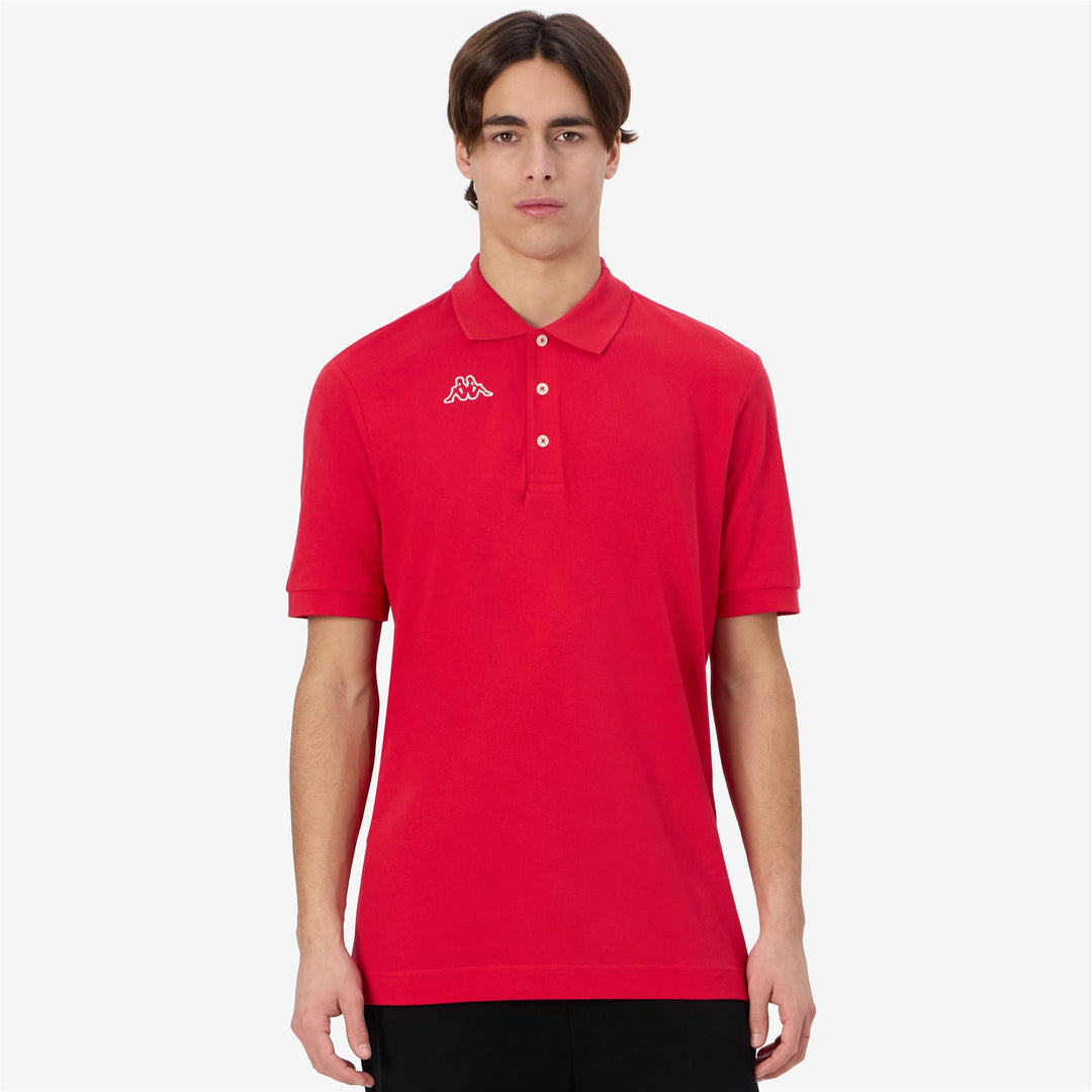 Red Men's Sportstyle Cotton Polo. main